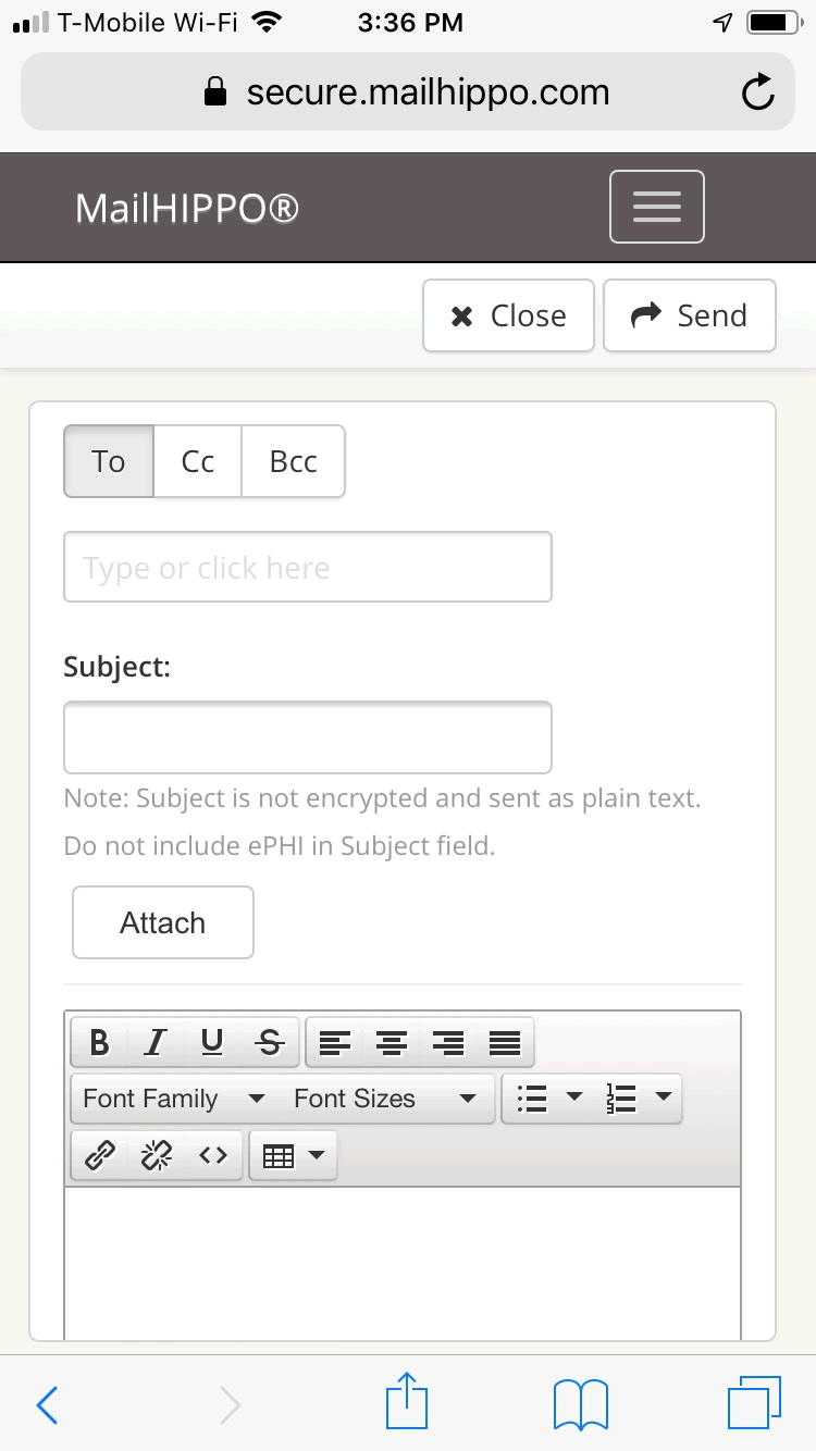 Compose on mobile