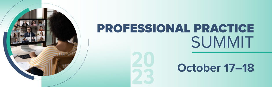 Professional Practice Summit 2024 poster